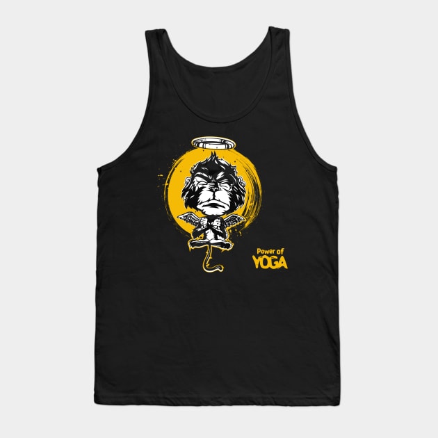 international yoga day meditation monkey Tank Top by pmarekhersey